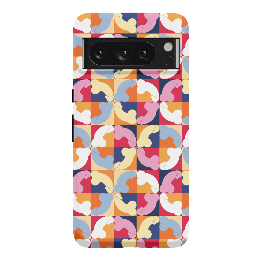 Penis Tile Pattern Phone Case