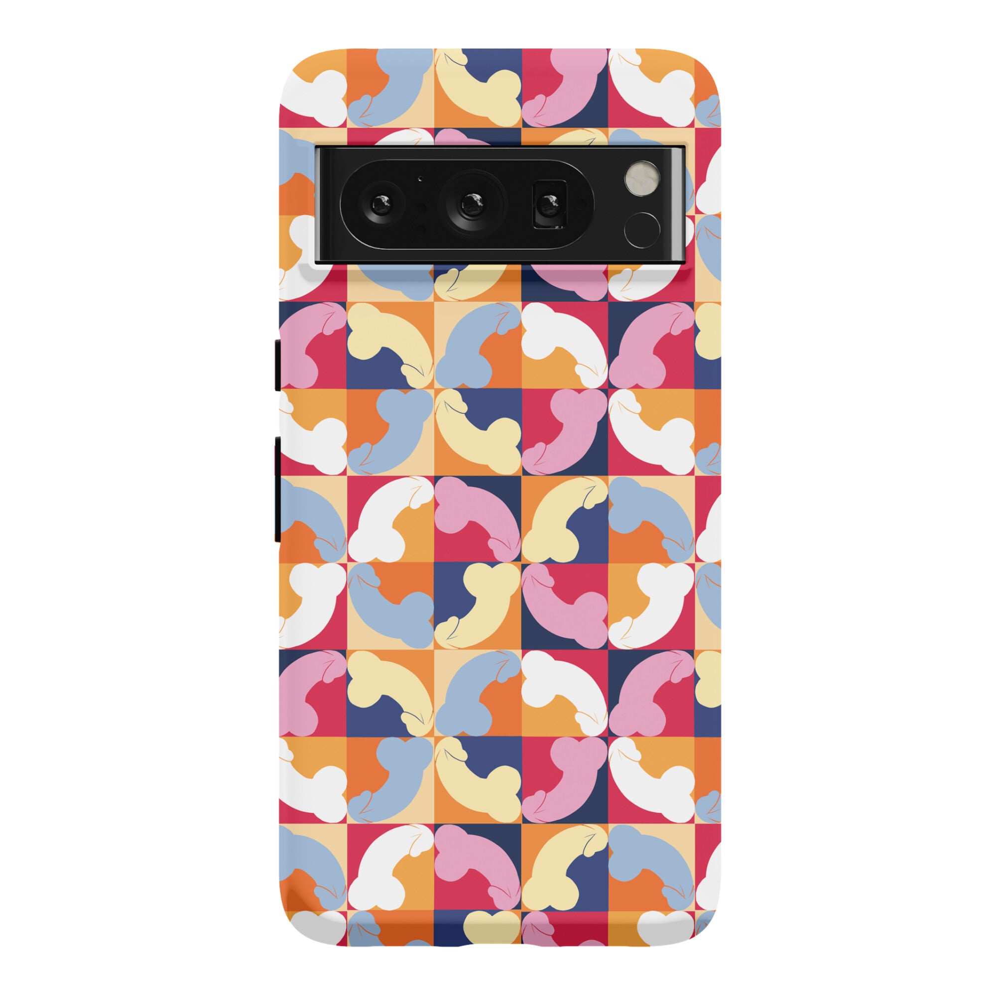 Penis Tile Pattern Phone Case