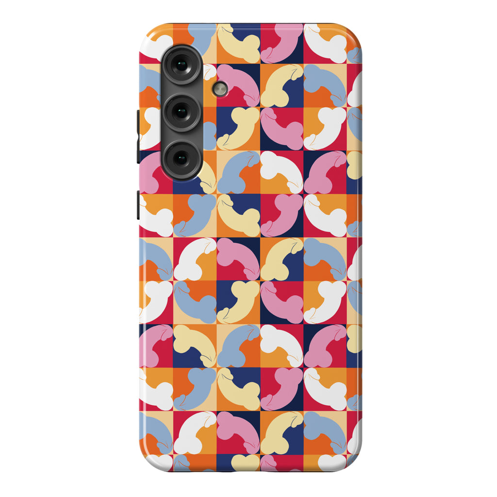 Penis Tile Pattern Phone Case