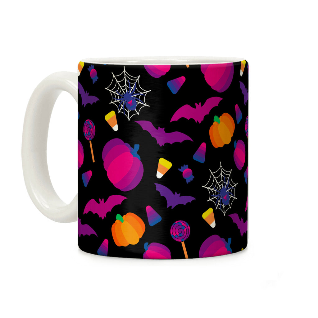 Bisexual Pride Halloween Pattern Coffee Mug