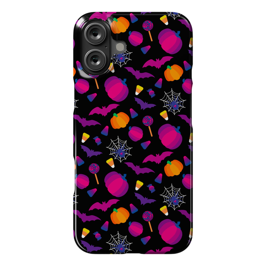 Bisexual Pride Halloween Pattern Phone Case