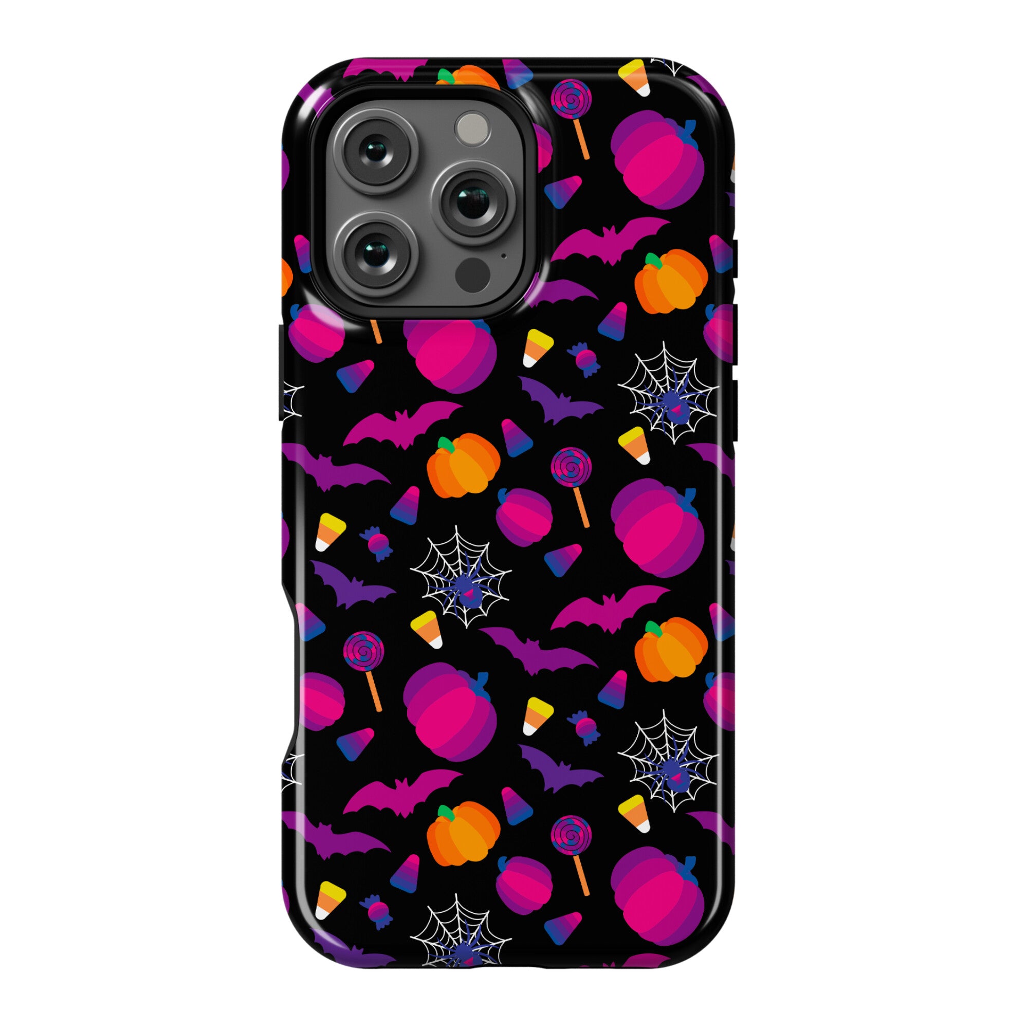 Bisexual Pride Halloween Pattern Phone Case
