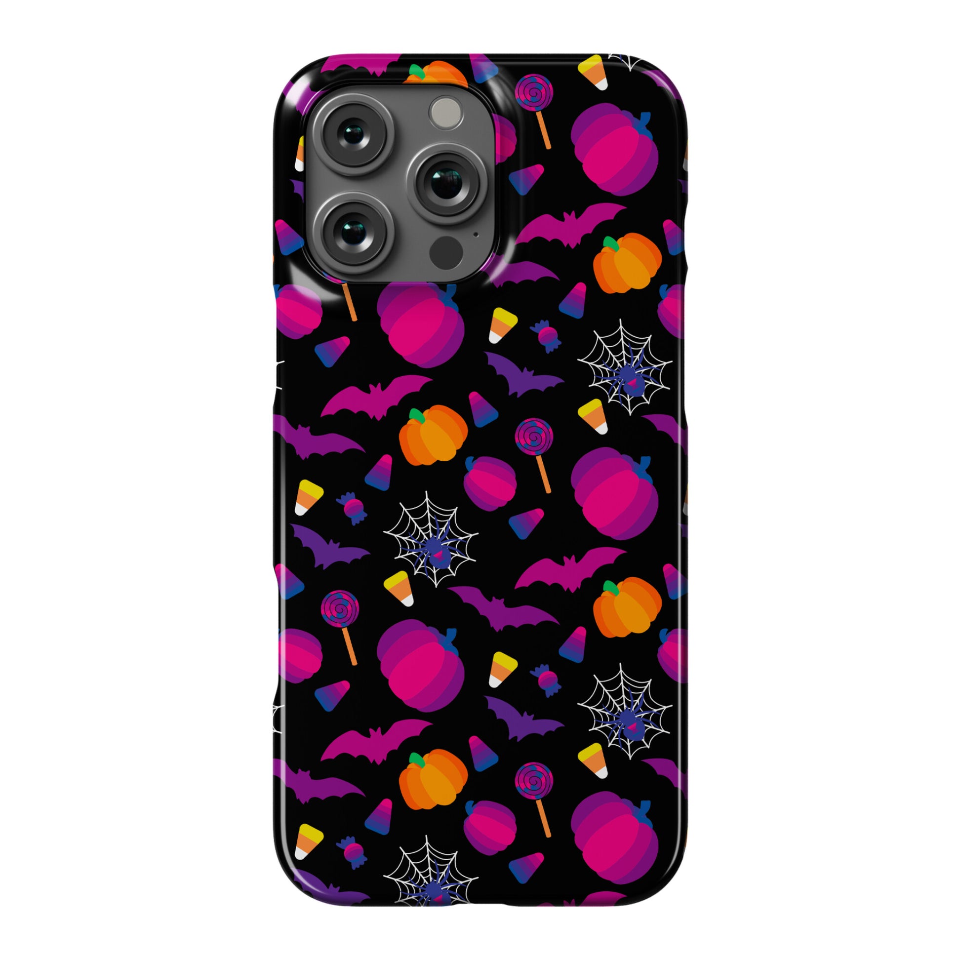 Bisexual Pride Halloween Pattern Phone Case