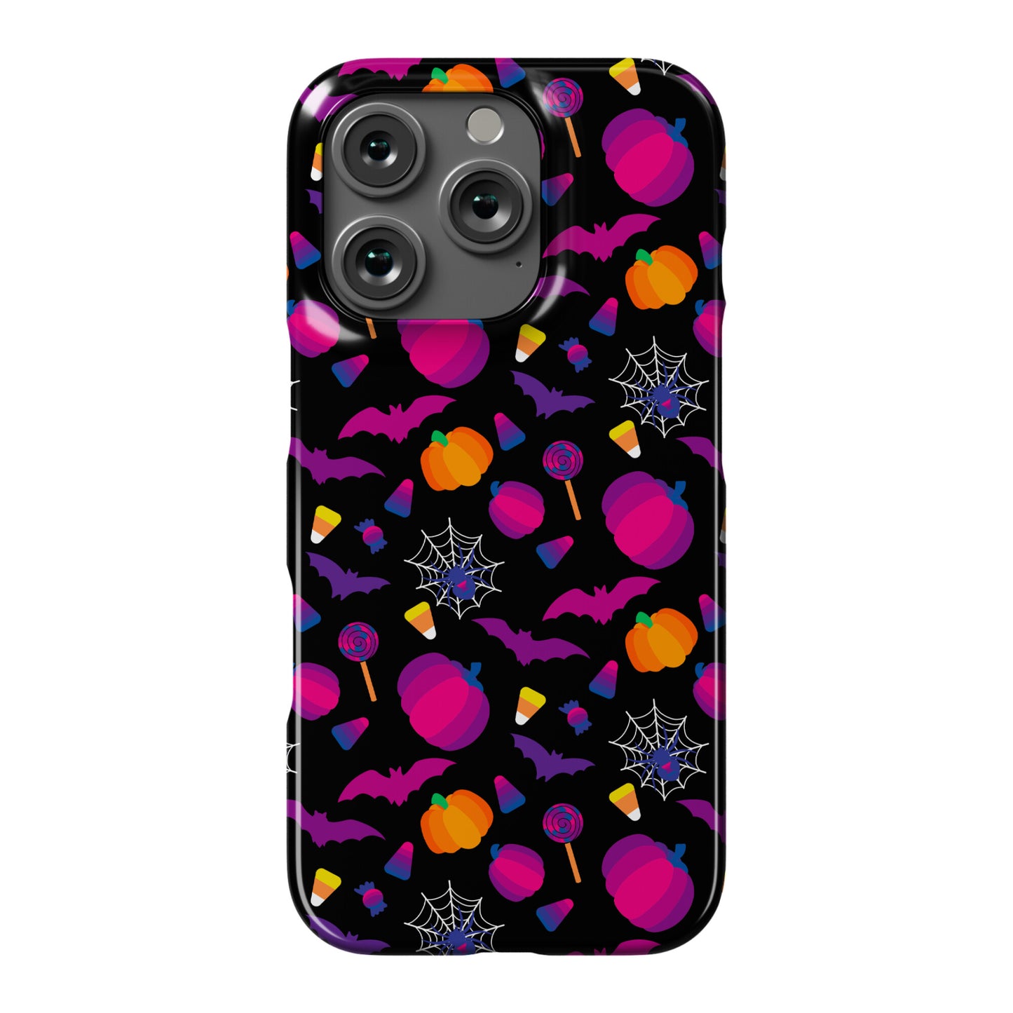 Bisexual Pride Halloween Pattern Phone Case