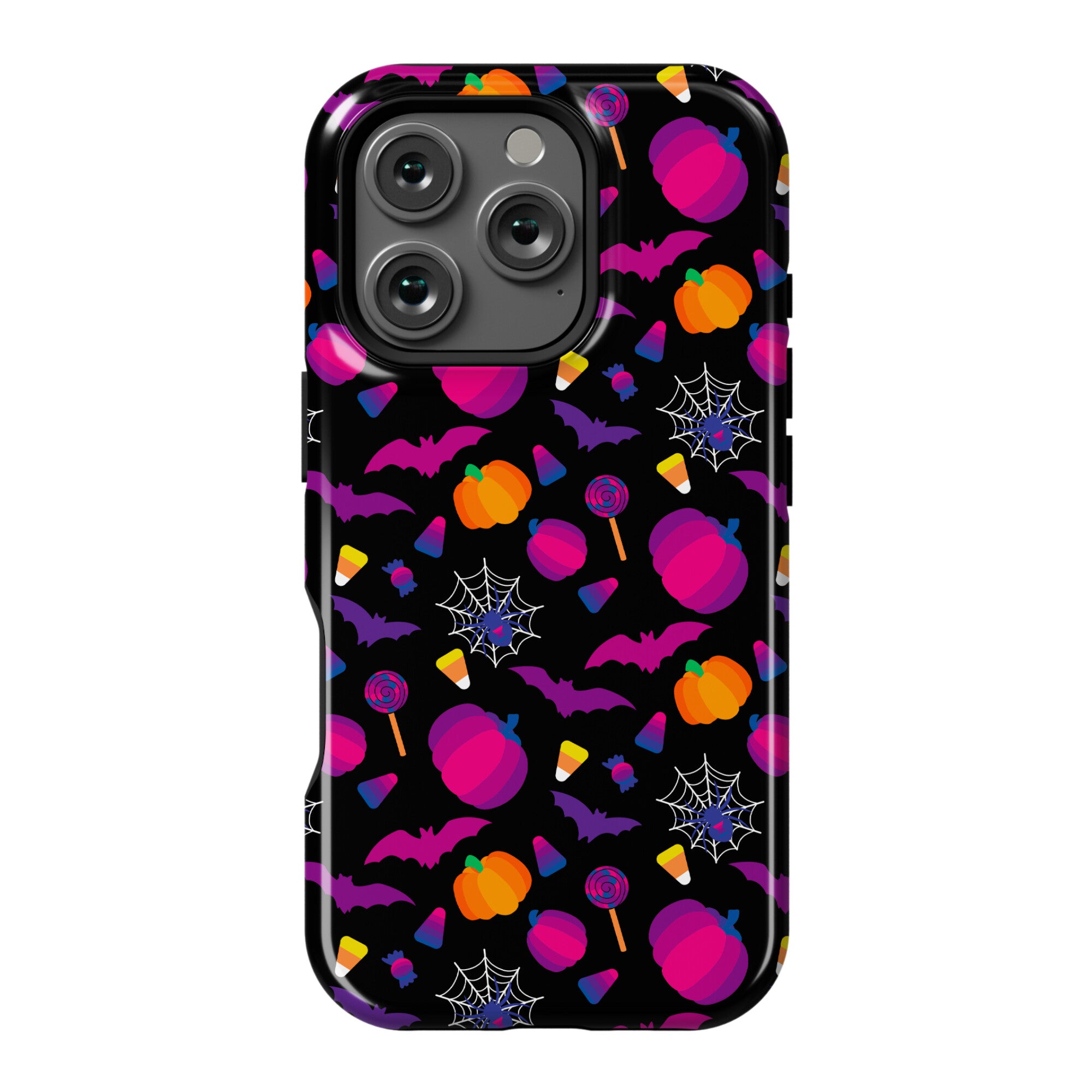 Bisexual Pride Halloween Pattern Phone Case