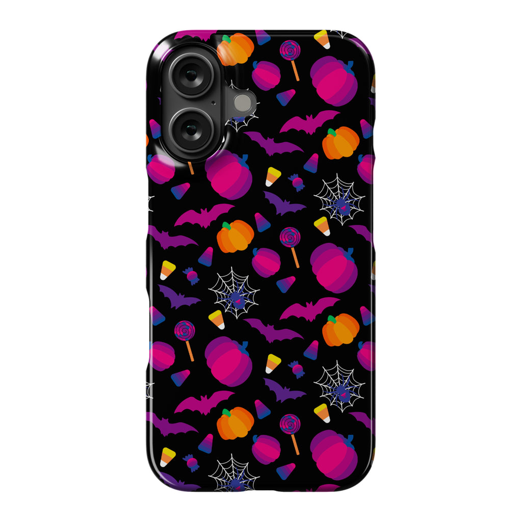 Bisexual Pride Halloween Pattern Phone Case