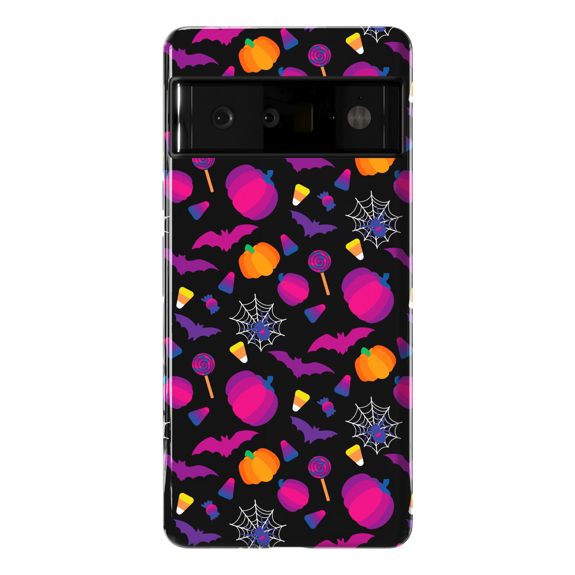 Bisexual Pride Halloween Pattern Phone Case