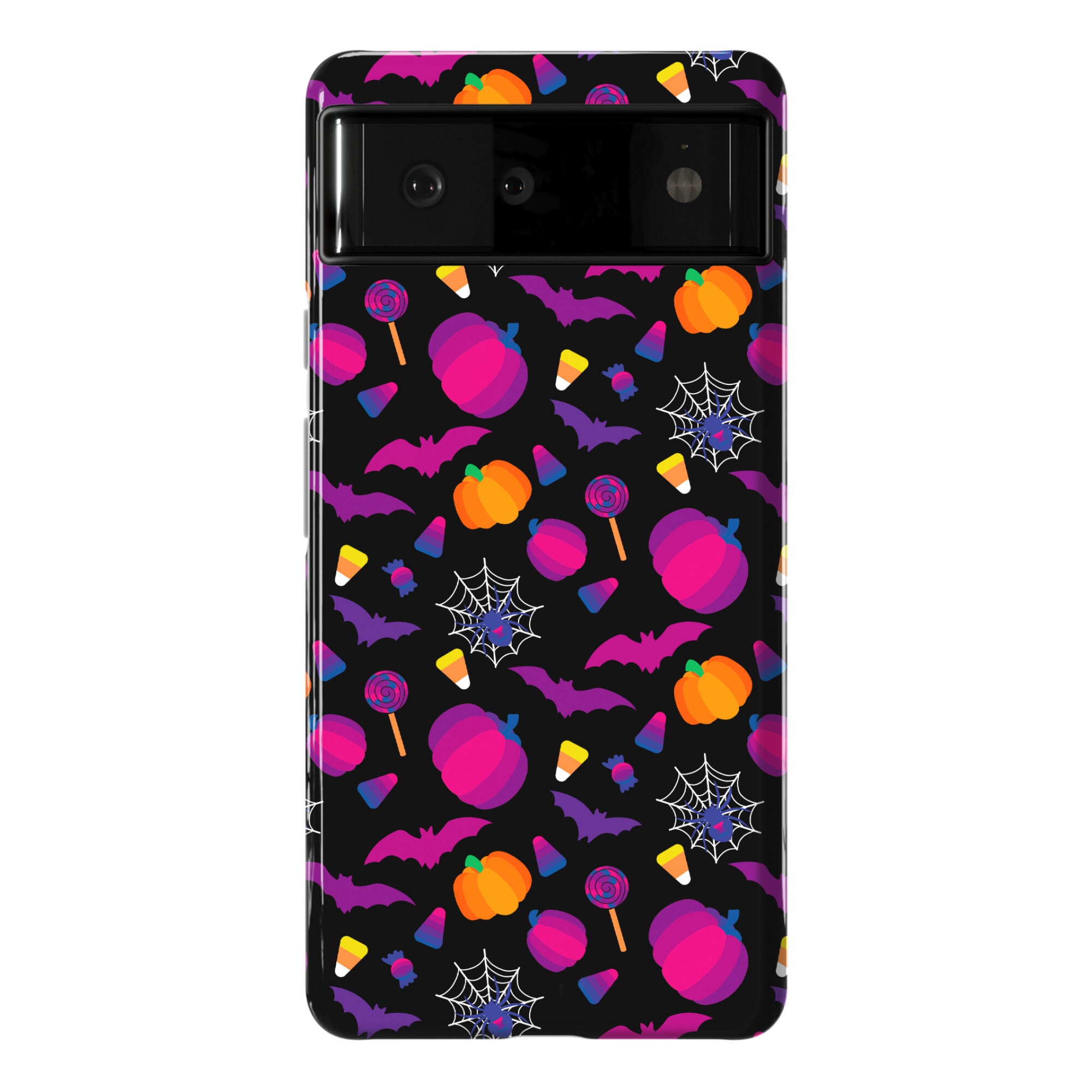Bisexual Pride Halloween Pattern Phone Case