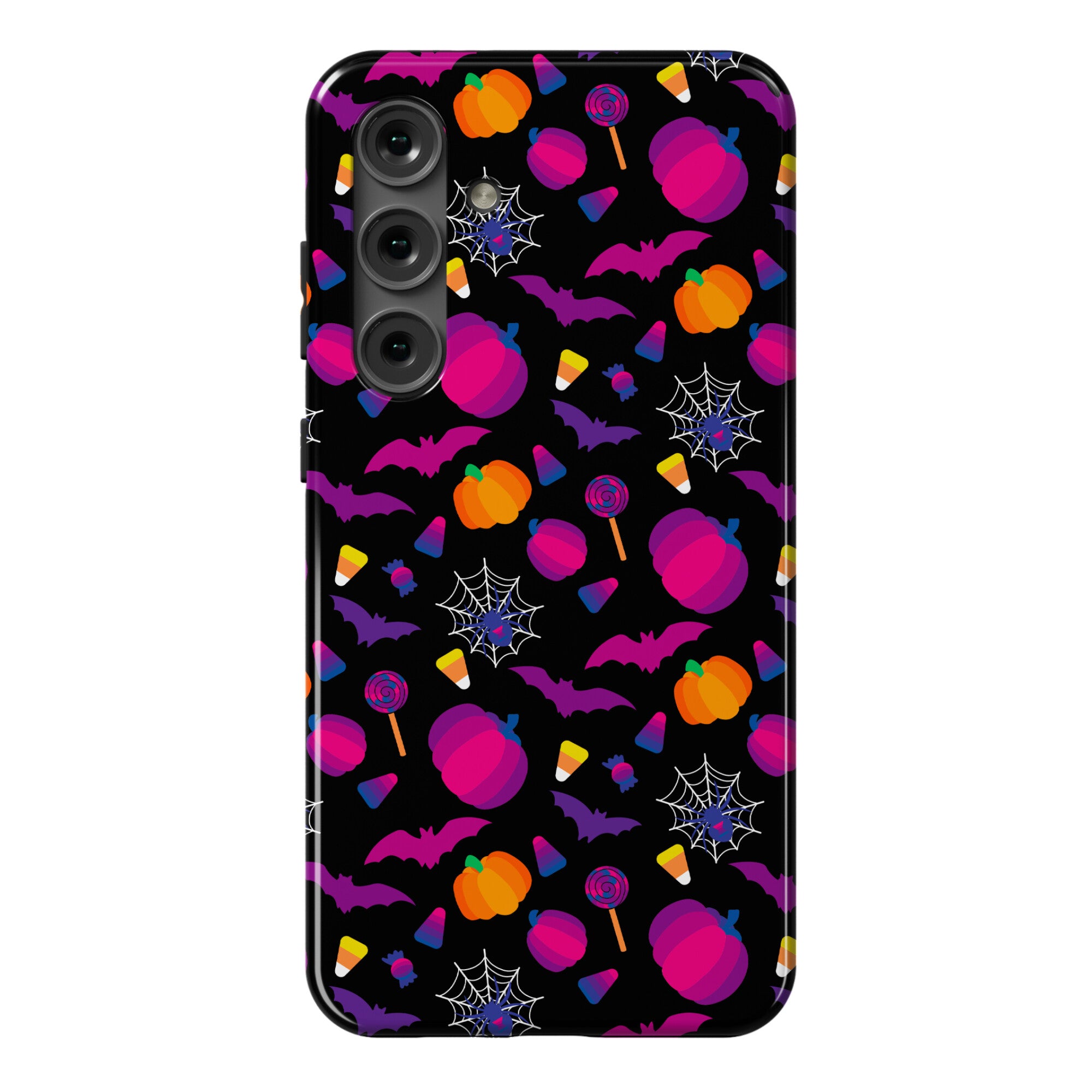 Bisexual Pride Halloween Pattern Phone Case