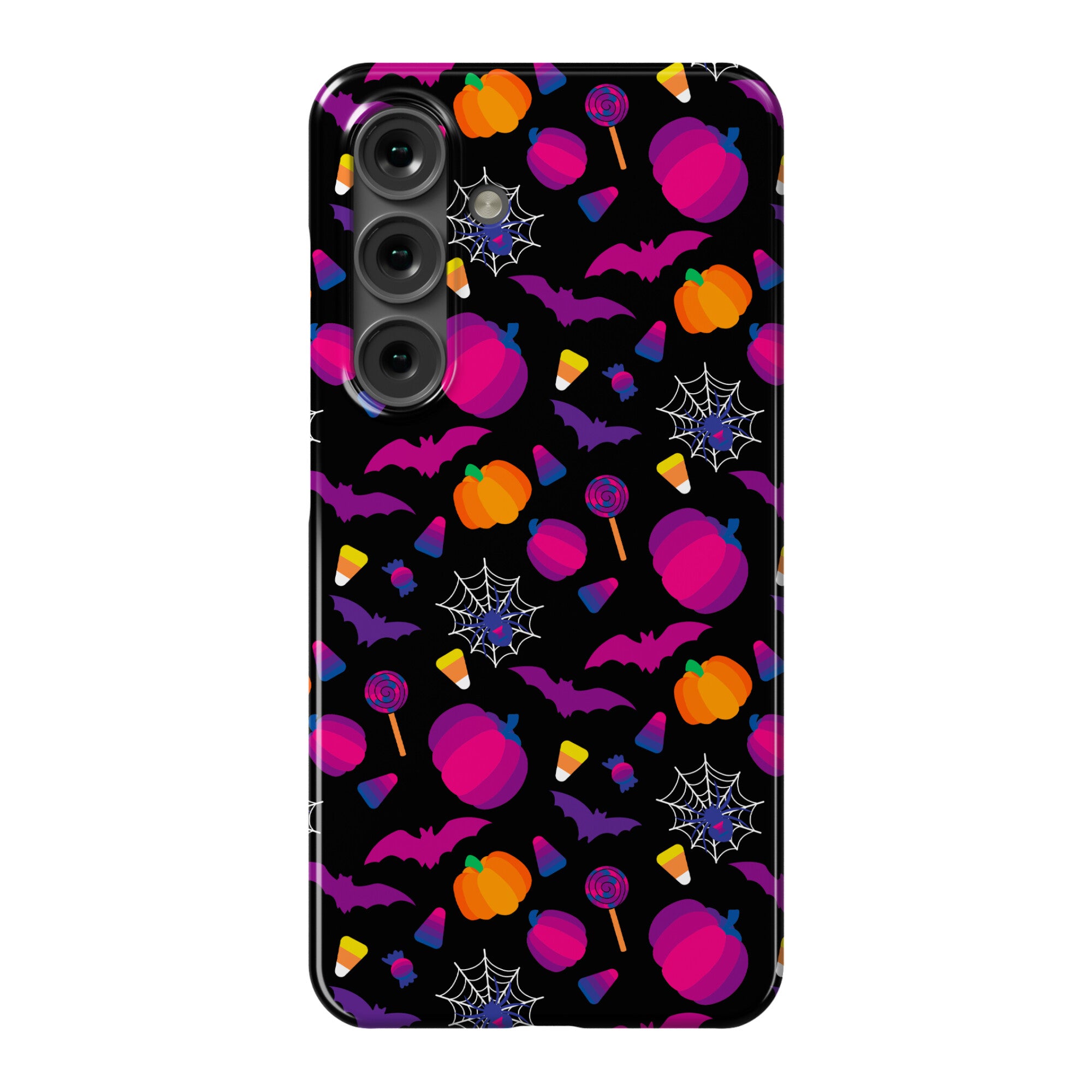 Bisexual Pride Halloween Pattern Phone Case