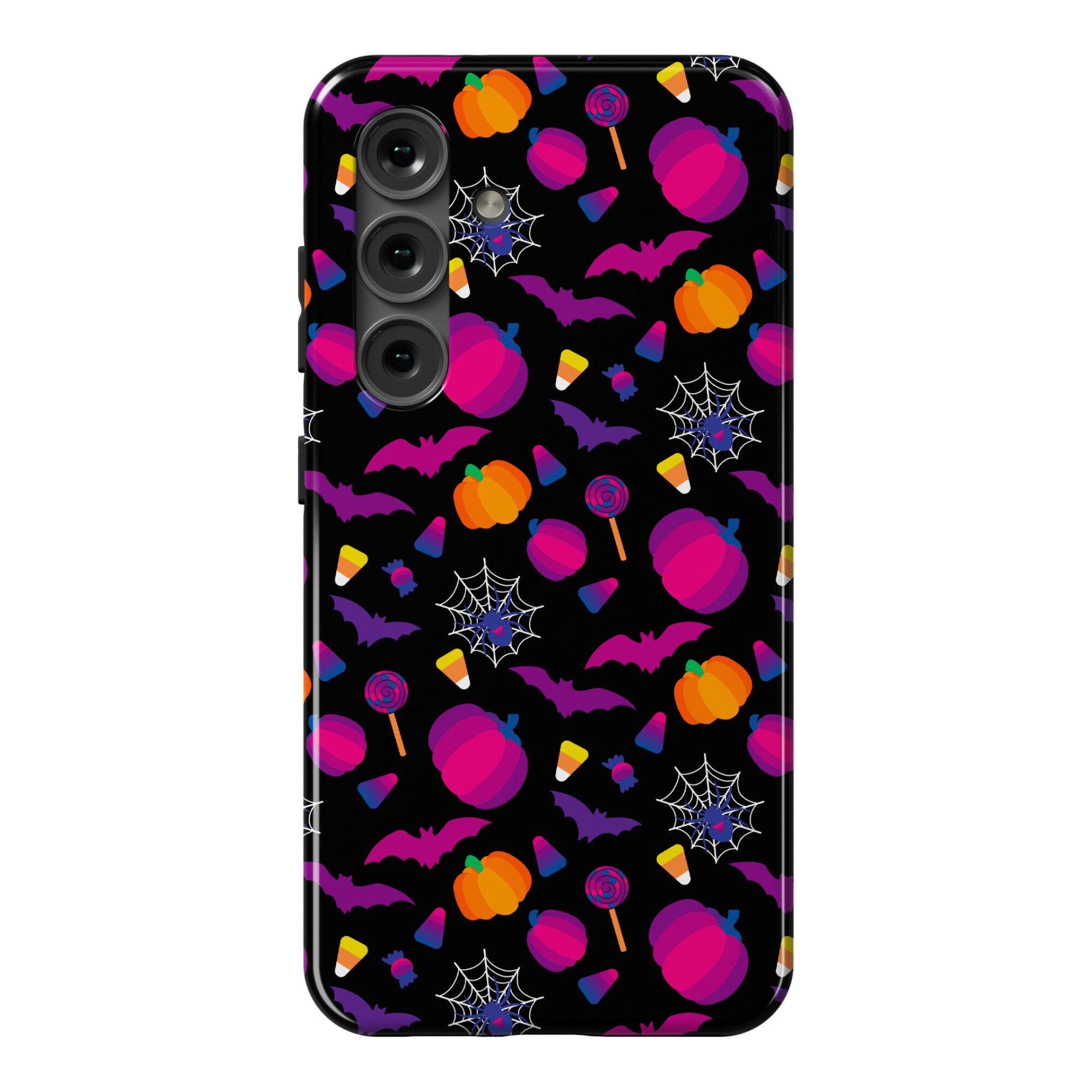 Bisexual Pride Halloween Pattern Phone Case