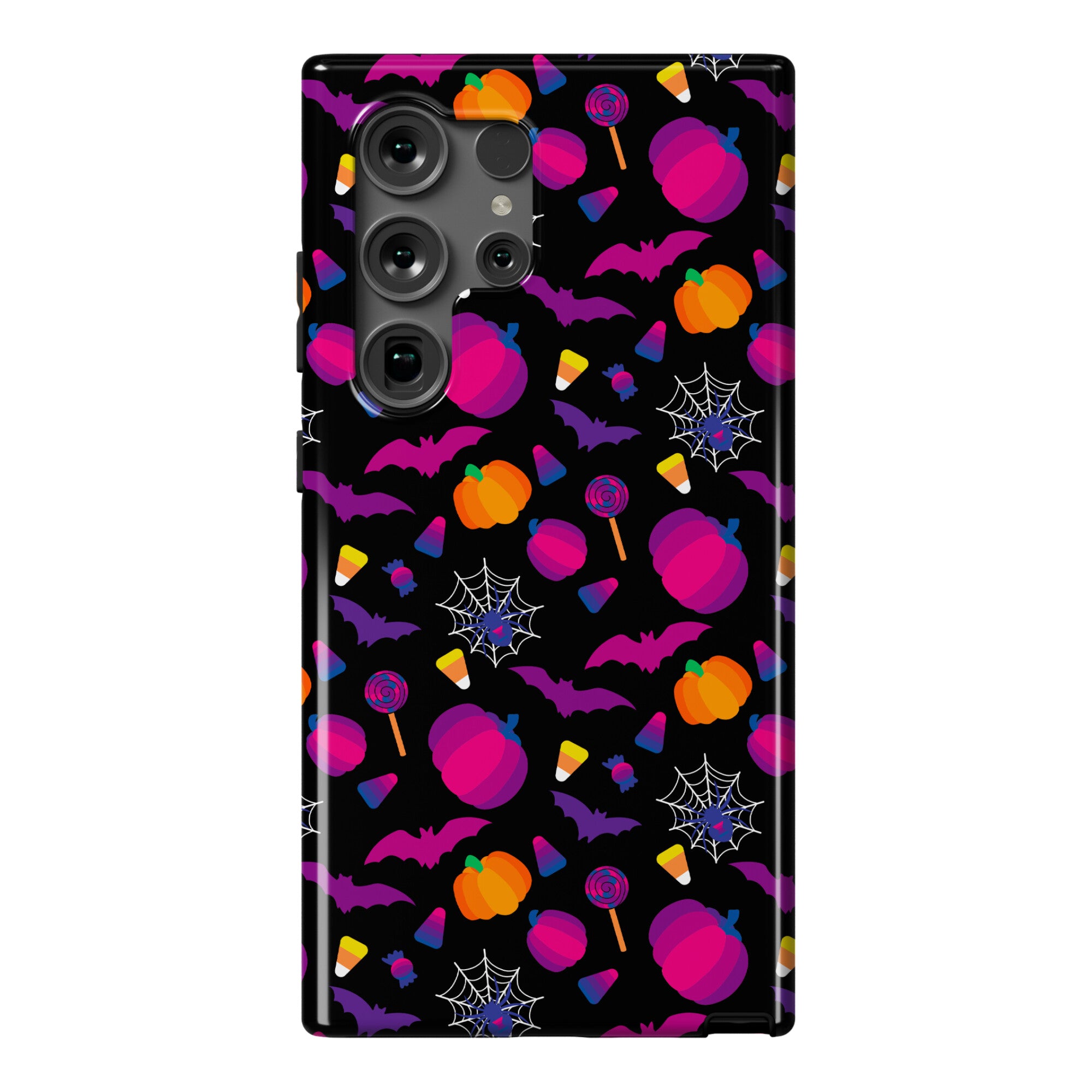 Bisexual Pride Halloween Pattern Phone Case
