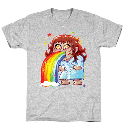 90's Rainbow Barfing Exorcist T-Shirt
