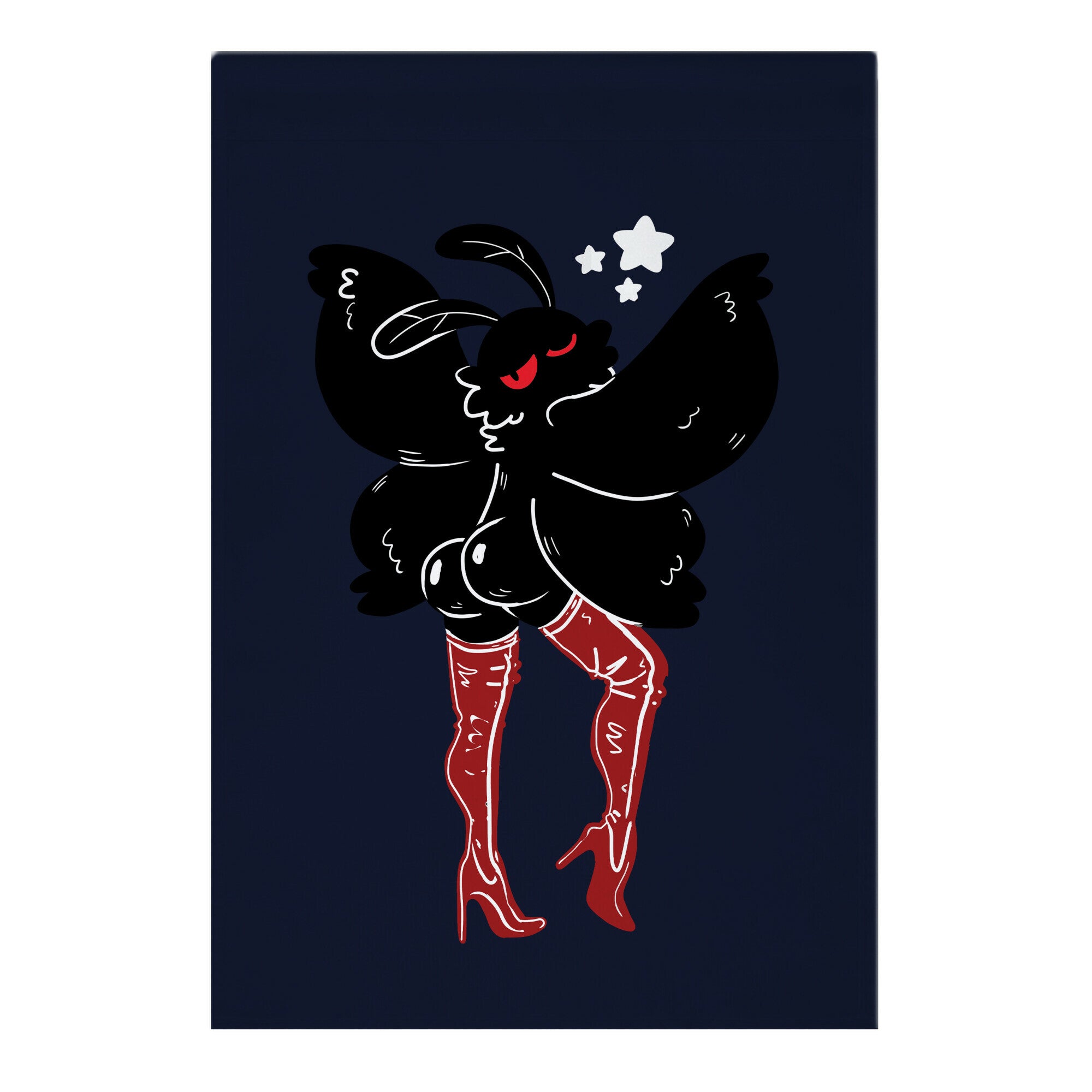 MothDAMN Garden Flag