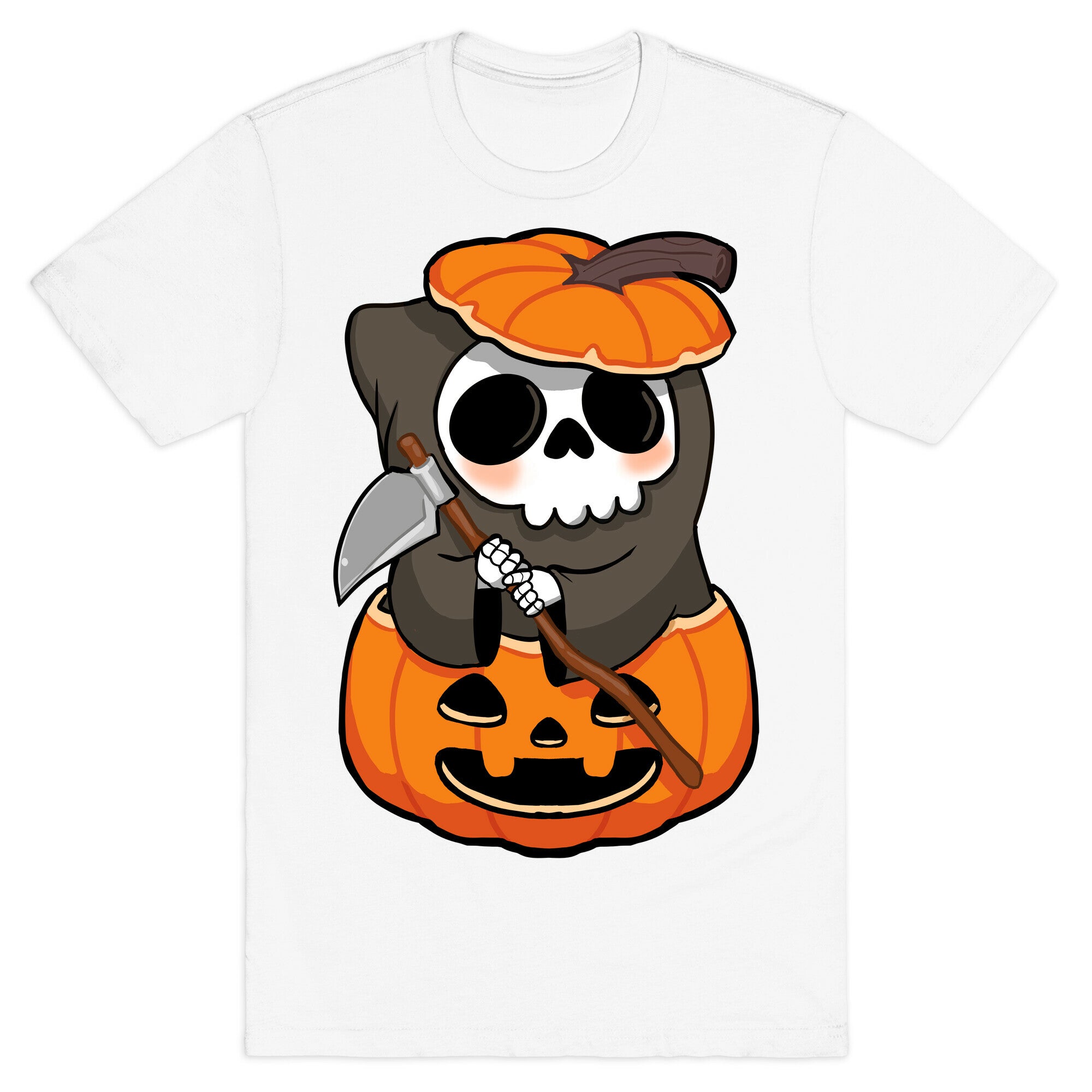 Cute Halloween Grim Reaper T-Shirt