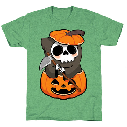 Cute Halloween Grim Reaper Unisex Triblend Tee