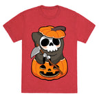 Cute Halloween Grim Reaper Unisex Triblend Tee