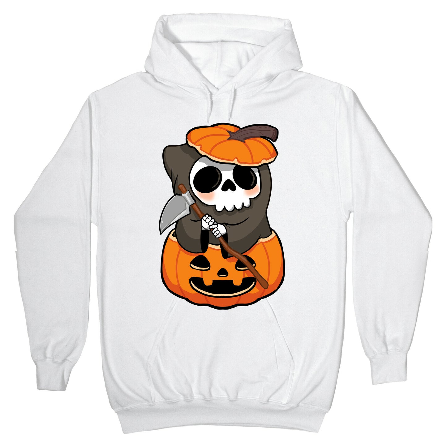 Cute Halloween Grim Reaper Hoodie