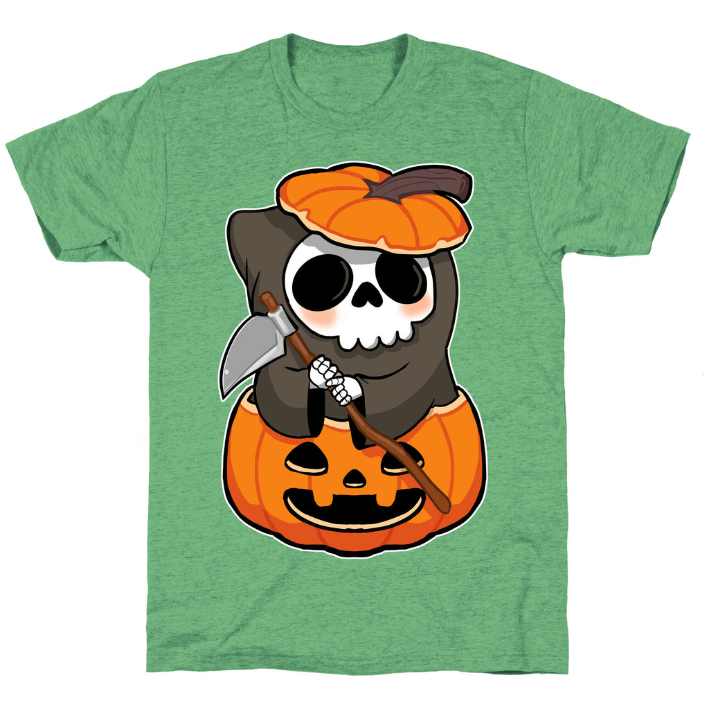 Cute Halloween Grim Reaper Unisex Triblend Tee