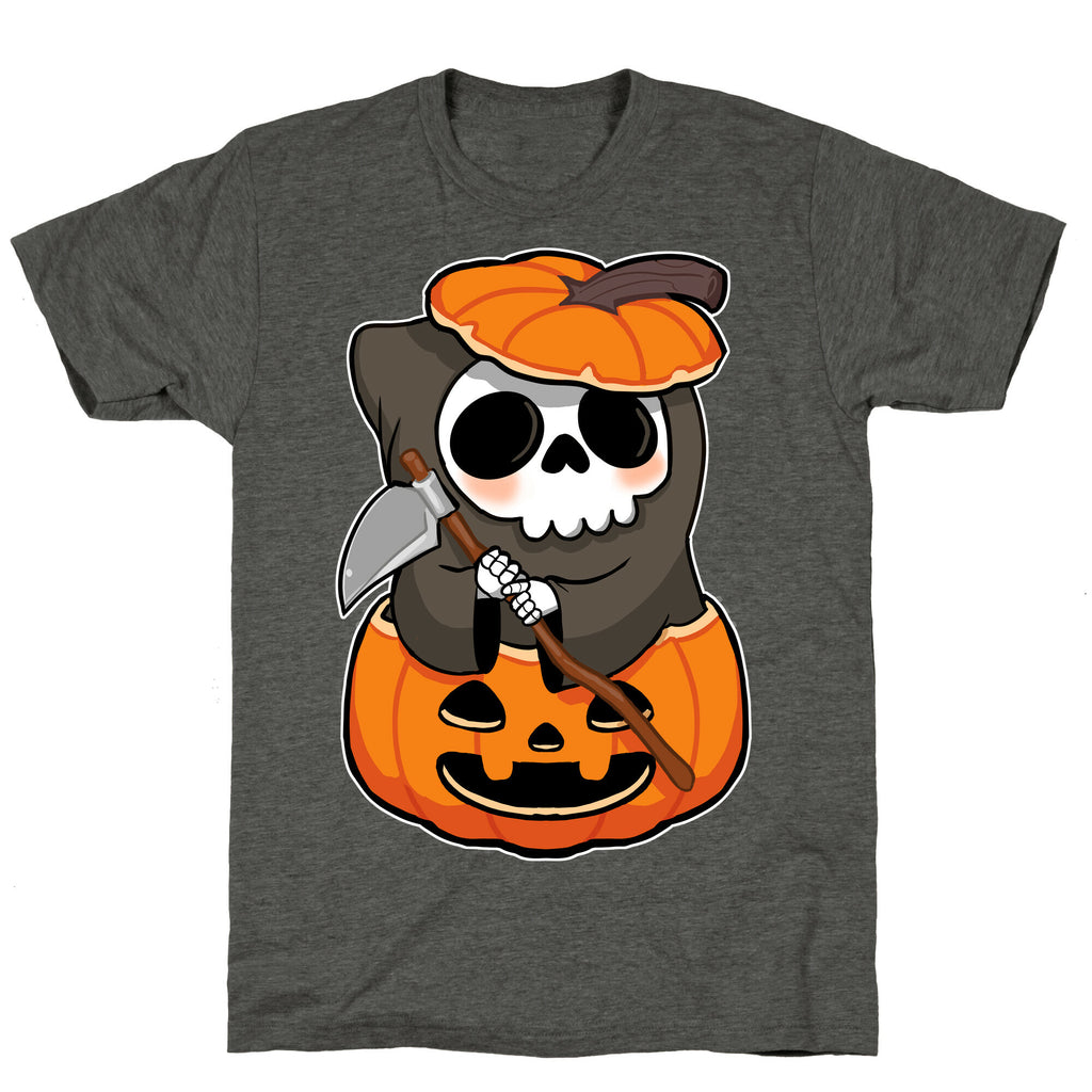 Cute Halloween Grim Reaper Unisex Triblend Tee