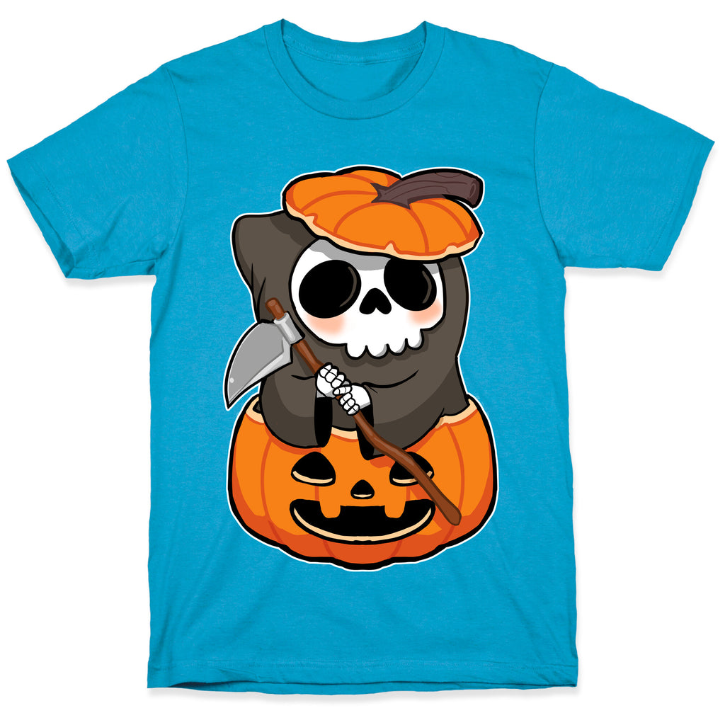 Cute Halloween Grim Reaper Unisex Triblend Tee