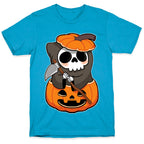 Cute Halloween Grim Reaper Unisex Triblend Tee