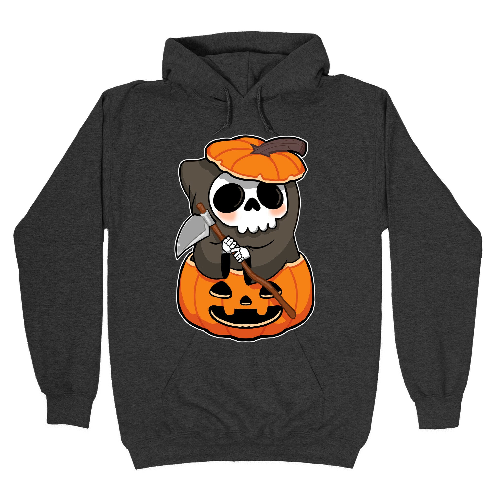 Cute Halloween Grim Reaper Hoodie