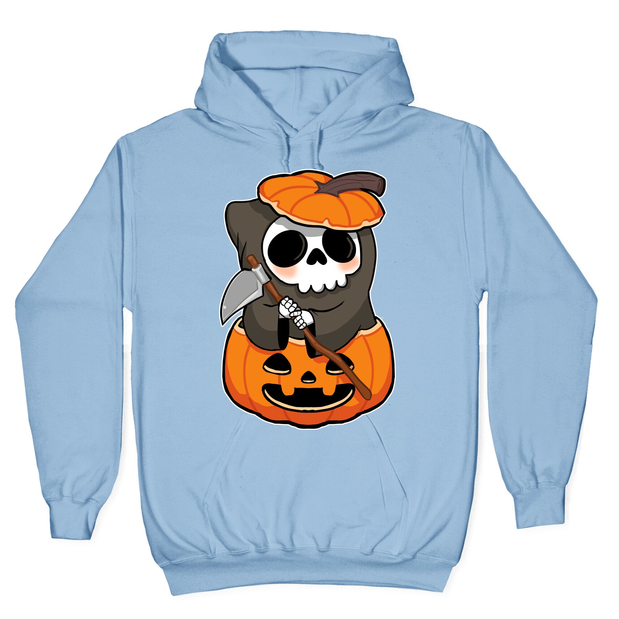 Cute Halloween Grim Reaper Hoodie