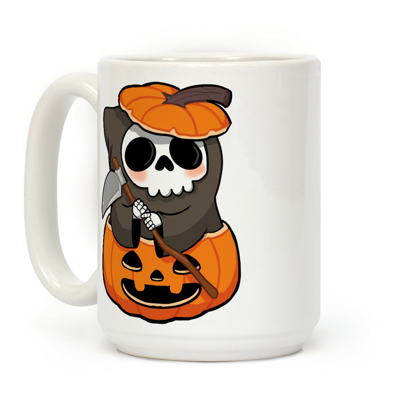 Cute Halloween Grim Reaper Coffee Mug