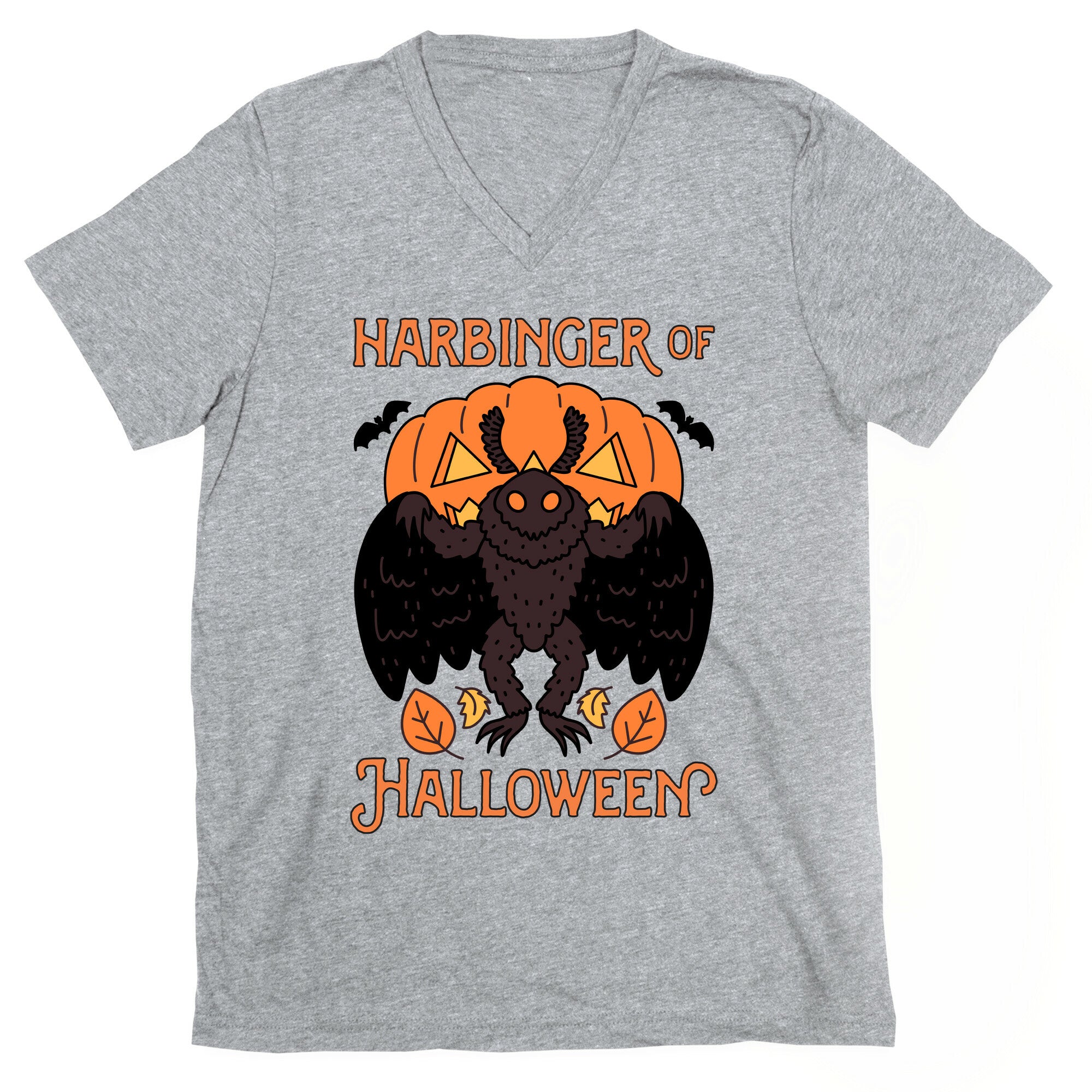 Harbinger of Halloween Mothman V-Neck