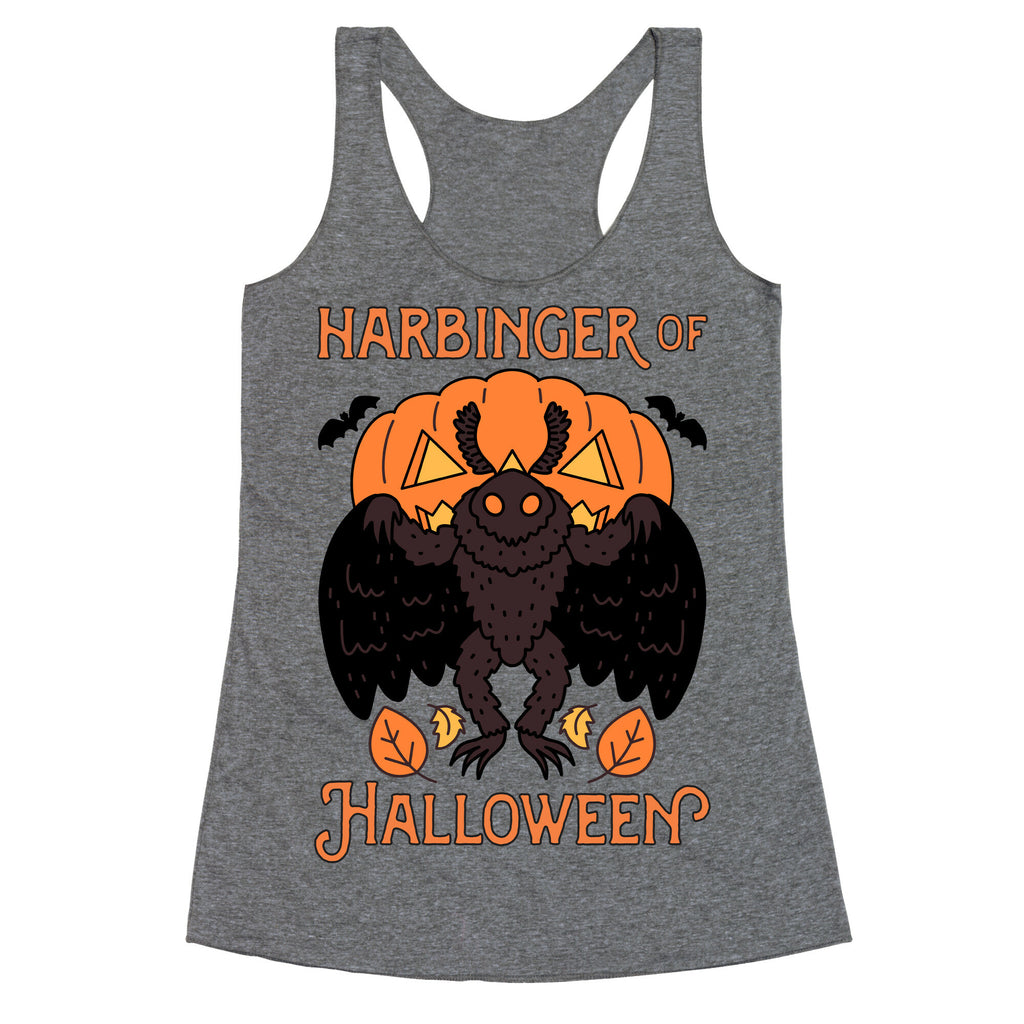 Harbinger of Halloween Mothman Racerback Tank