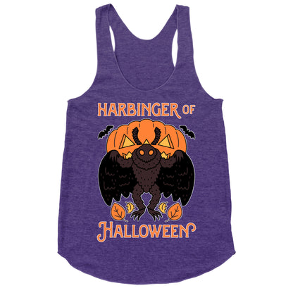 Harbinger of Halloween Mothman Racerback Tank