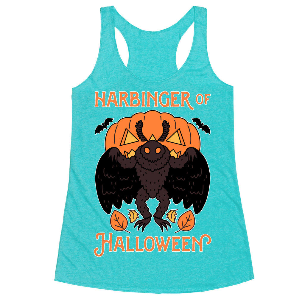 Harbinger of Halloween Mothman Racerback Tank