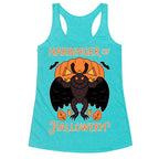 Harbinger of Halloween Mothman Racerback Tank