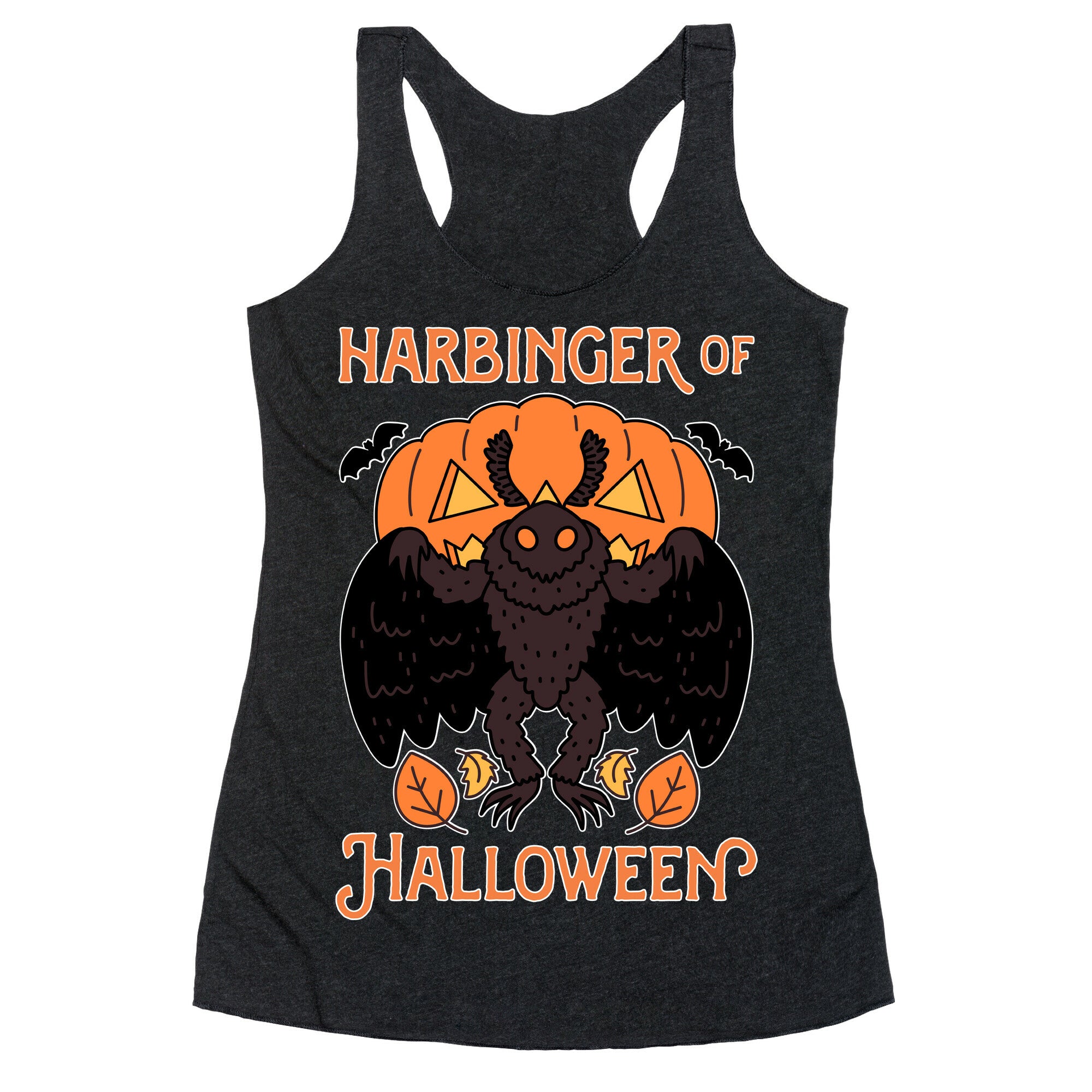 Harbinger of Halloween Mothman Racerback Tank