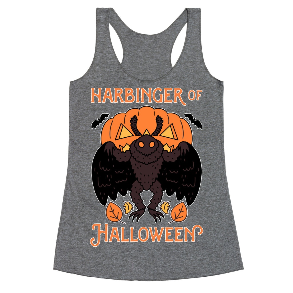 Harbinger of Halloween Mothman Racerback Tank