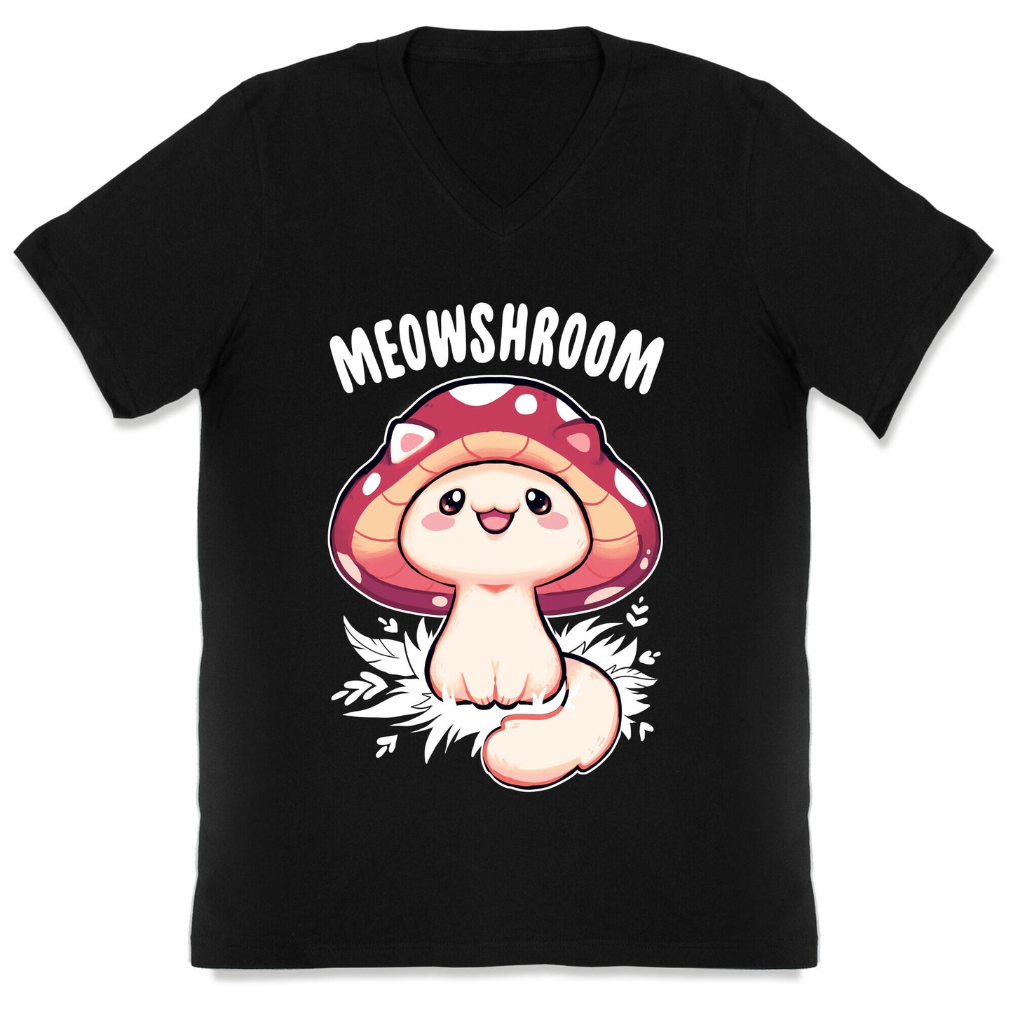 Meowshroom V-Neck