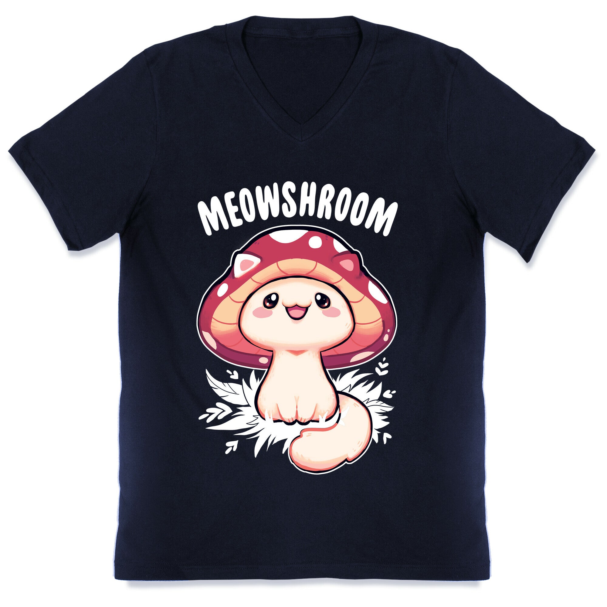 Meowshroom V-Neck