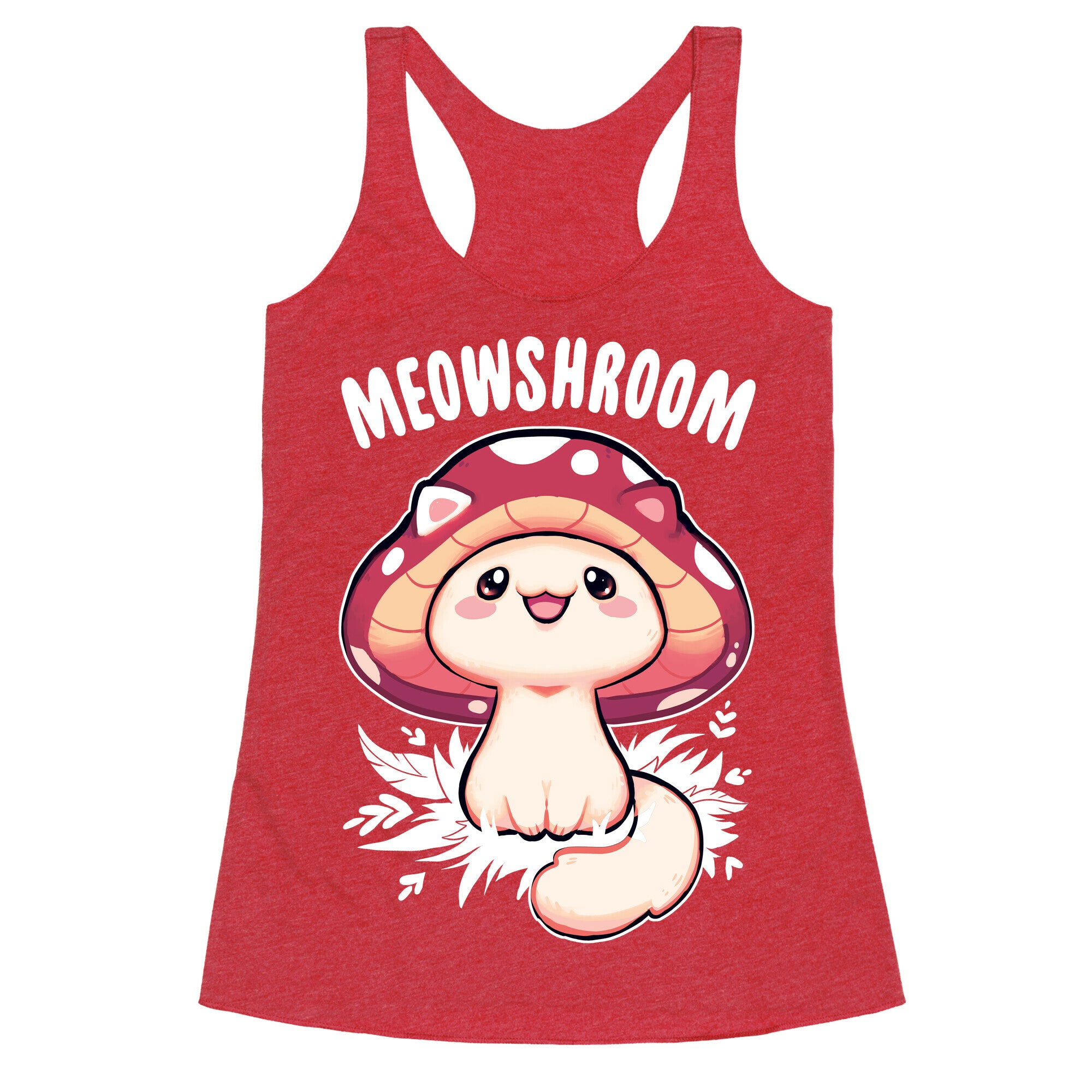 Meowshroom Racerback Tank