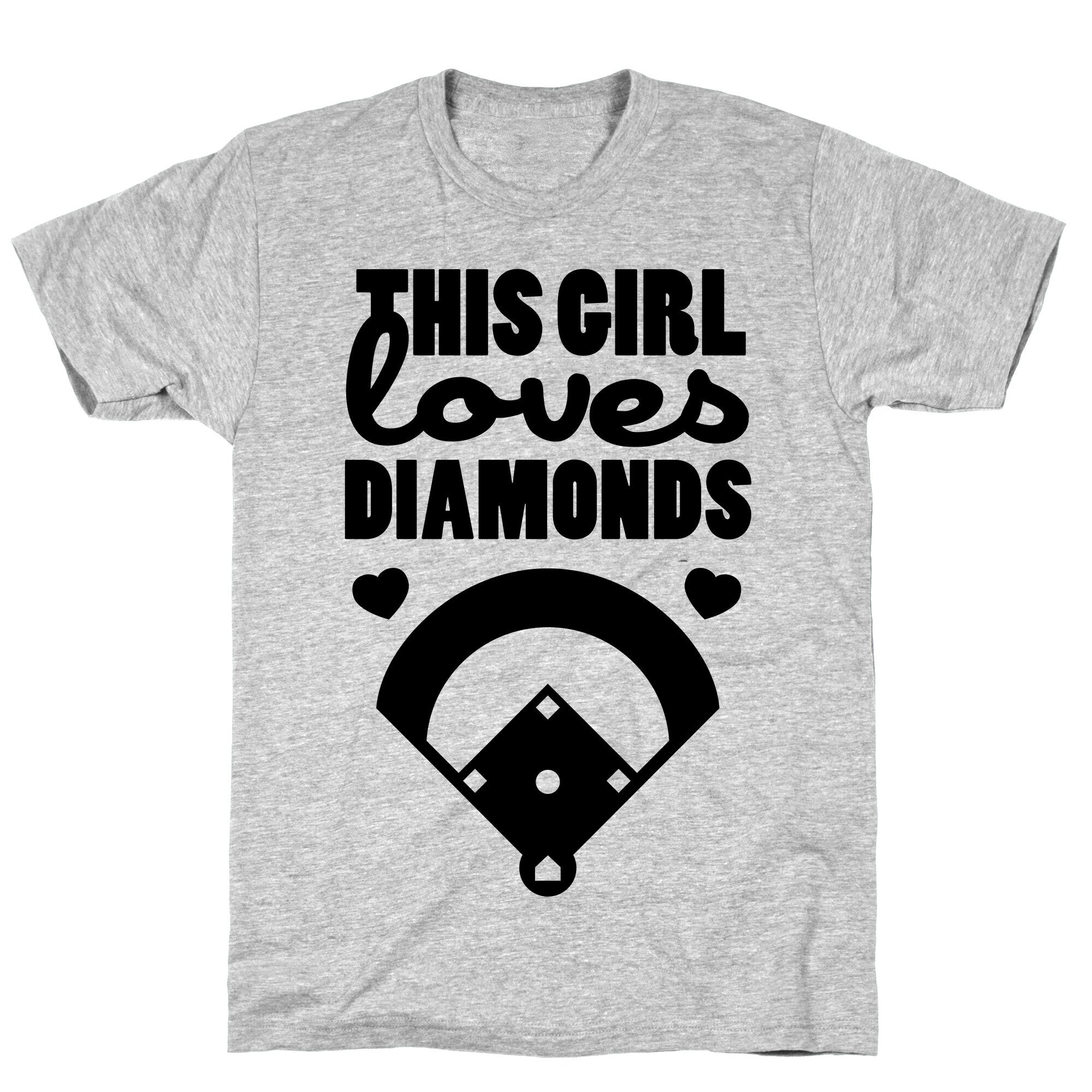 This Girl Loves (Baseball) Diamonds T-Shirt