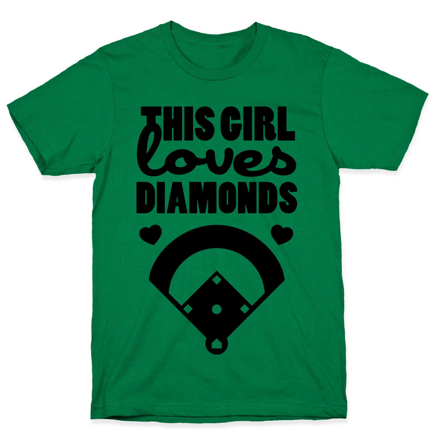 This Girl Loves (Baseball) Diamonds T-Shirt
