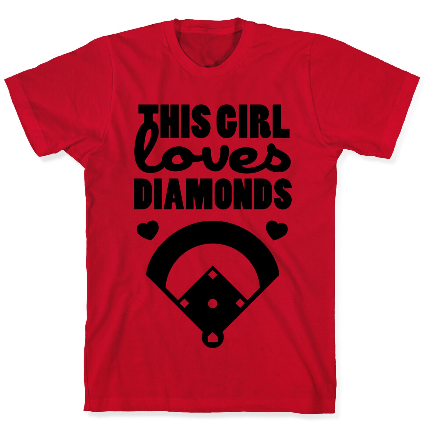 This Girl Loves (Baseball) Diamonds T-Shirt