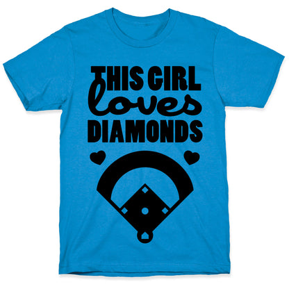 This Girl Loves (Baseball) Diamonds T-Shirt