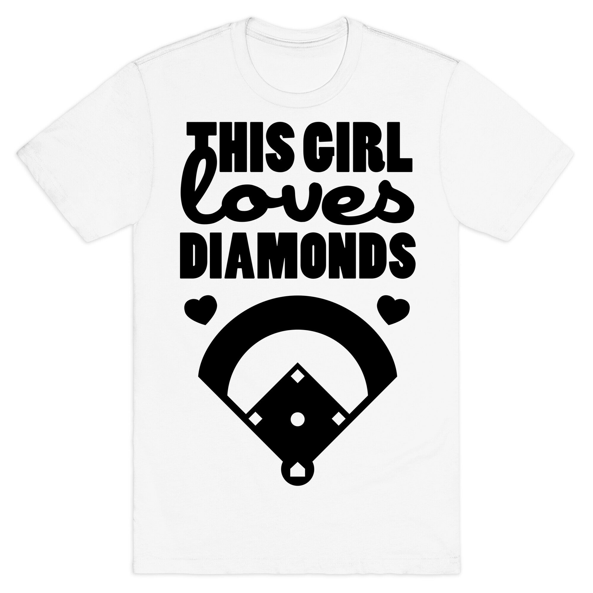 This Girl Loves (Baseball) Diamonds T-Shirt