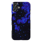 Pixelated Blue Nebula Phone Case