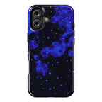 Pixelated Blue Nebula Phone Case