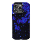 Pixelated Blue Nebula Phone Case