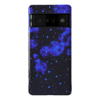 Pixelated Blue Nebula Phone Case