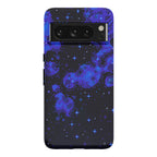 Pixelated Blue Nebula Phone Case