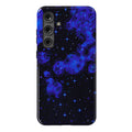 Pixelated Blue Nebula Phone Case